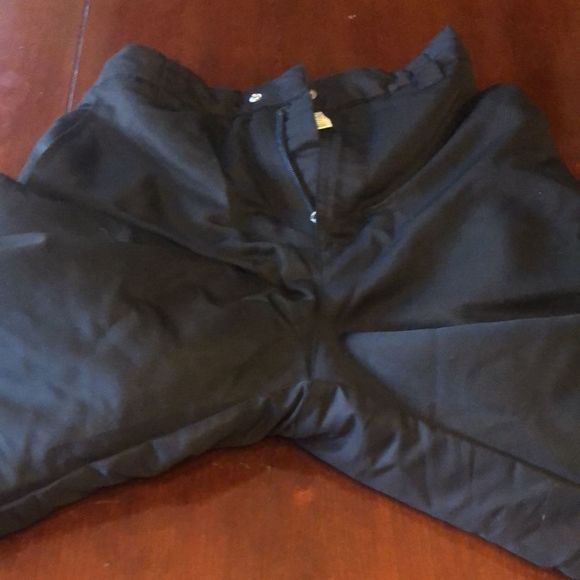 Snow pants sz 14/16 kids Faded Glory black/elastic waist/bottom of legs - Picture 4 of 13